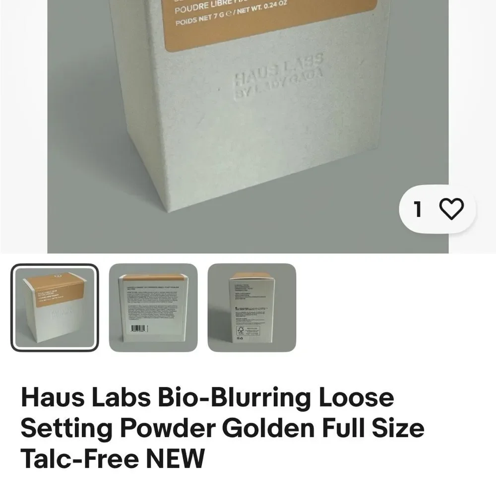 Haus Labs By Lady Gaga Gold and Silver Moisturizer